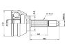 Jeu de joints, arbre de transmission CV Joint Kit:4393157