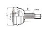 Jeu de joints, arbre de transmission CV Joint Kit:171 407 311