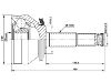 Gelenksatz, Antriebswelle CV Joint Kit:39101-55A00