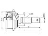 球笼修理包 CV Joint Kit:43400-87728