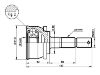 ремкомплект граната CV Joint Kit:39100-01B02