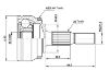 Jeu de joints, arbre de transmission CV Joint Kit:8111303