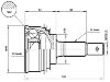 Jeu de joints, arbre de transmission CV Joint Kit:43410-20730