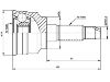 ремкомплект граната CV Joint Kit:F024-25-600D