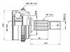 Jeu de joints, arbre de transmission CV Joint Kit:3273.K1