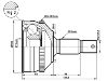 Gelenksatz, Antriebswelle CV Joint Kit:3272.35