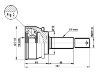 Gelenksatz, Antriebswelle CV Joint Kit:39100-24B00