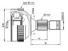 Gelenksatz, Antriebswelle CV Joint Kit:3272.E4