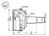 Gelenksatz, Antriebswelle CV Joint Kit:46429632