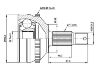 Jeu de joints, arbre de transmission CV Joint Kit:9617408188