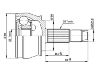 Gelenksatz, Antriebswelle CV Joint Kit:46307309