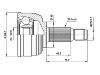 ремкомплект граната CV Joint Kit:44305-SH9-000