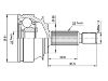 ремкомплект граната CV Joint Kit:34349050