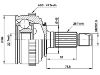 Jeu de joints, arbre de transmission CV Joint Kit:GCV1088