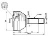 Gelenksatz, Antriebswelle CV Joint Kit:360113KTX