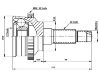 ремкомплект граната CV Joint Kit:F079-22-610A