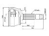 Jeu de joints, arbre de transmission CV Joint Kit:46307913