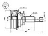 Jeu de joints, arbre de transmission CV Joint Kit:43410-20321