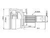 Jeu de joints, arbre de transmission CV Joint Kit:46307886