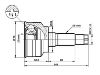 Jeu de joints, arbre de transmission CV Joint Kit:0K202-25-600