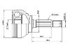 ремкомплект граната CV Joint Kit:MR110208