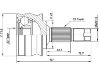 Gelenksatz, Antriebswelle CV Joint Kit:71720784