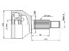 Gelenksatz, Antriebswelle CV Joint Kit:46307406