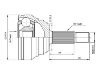 Gelenksatz, Antriebswelle CV Joint Kit:15-1466