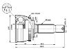 Jeu de joints, arbre de transmission CV Joint Kit:49500-17150