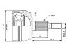 Jeu de joints, arbre de transmission CV Joint Kit:7H0 407 321C