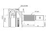 Jeu de joints, arbre de transmission CV Joint Kit:43460-09270