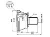 Gelenksatz, Antriebswelle CV Joint Kit:6QE 498 099B