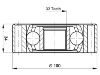 Gelenksatz, Antriebswelle CV Joint Kit:211 501 331B