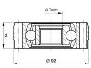 Gelenksatz, Antriebswelle CV Joint Kit:171 407 331C