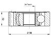 ремкомплект граната CV Joint Kit:16-1017