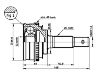 Jeu de joints, arbre de transmission CV Joint Kit:43410-06060