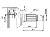 Gelenksatz, Antriebswelle CV Joint Kit:TDJ100590