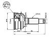 CV Joint Kit:43470-87F96