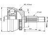 Gelenksatz, Antriebswelle CV Joint Kit:77 01 469 965