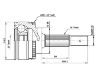 Gelenksatz, Antriebswelle CV Joint Kit:43460-09290