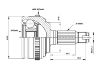 Gelenksatz, Antriebswelle CV Joint Kit:44014-ST7-C51