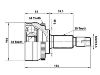 Gelenksatz, Antriebswelle CV Joint Kit:39100-2Y076