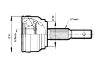 Gelenksatz, Antriebswelle CV Joint Kit:326808