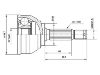 Gelenksatz, Antriebswelle CV Joint Kit:MB297678