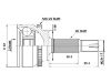 CV Joint Kit:43470-09A14