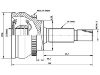 Jeu de joints, arbre de transmission CV Joint Kit:43460-09621