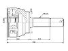 Gelenksatz, Antriebswelle CV Joint Kit:39211-BC50J