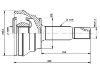 Gelenksatz, Antriebswelle CV Joint Kit:43410-02220