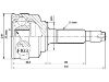 Jeu de joints, arbre de transmission CV Joint Kit:96273759