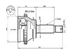 Gelenksatz, Antriebswelle CV Joint Kit:49501-3A210